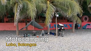 Adventure ride  Motocamping in Lobo Batangas [upl. by Naillik]