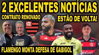 2 EXCELENTES NOTÍCIAS NO FLAMENGO NEGÓCIO FECHADO NO MENGÃO APOIO E HOMENAGEM PARA GABIGOL NO JOGO [upl. by Abbotson]