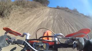 KTM 380 Off Idle Grunt  Hollister Hills Twin Hill [upl. by Ilagam]