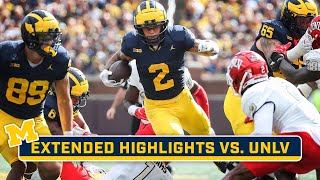 UNLV at Michigan  Extended Highlights  Big Ten Football  Sept 9 2023 [upl. by Aekin]