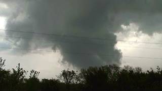 April 2011 tornado outbreak  First tornado warning April 14 [upl. by Jewell]