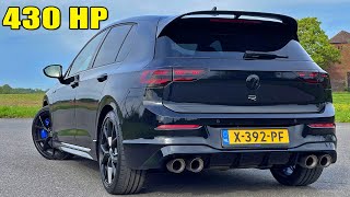 430HP VW GOLF R MK8  REVIEW on AUTOBAHN [upl. by Season563]