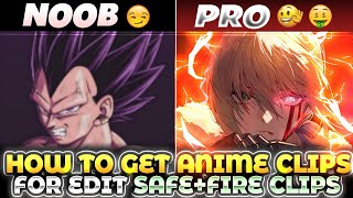 How To Download Anime Clips For Editing [upl. by Eleynad]