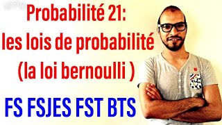 Probabilité 21  les lois de probabilité la loi bernoulli  adnantaalim [upl. by Ursulette]