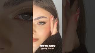 Cut Crease🔪 new youtube youtubeshorts beauty makeup eyeliner eyemakeup cutcrease december [upl. by Helbon]