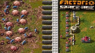 The FINAL Biter Defense in Factorio Space Age [upl. by Africa]