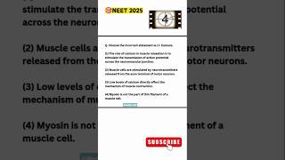 Question from LOCOMOTION amp MOVEMENTneet2025ncertclass11thpracticeneetprepimportantshorts [upl. by Hung]