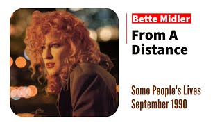 FROM A DISTANCE Lyrics – Bette Midler 1990 [upl. by Goeger]