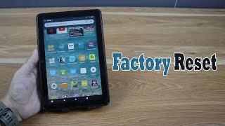 How to Factory Data Reset Amazon Fire HD Tablet [upl. by Morra]