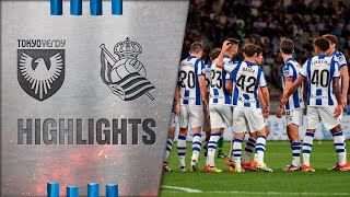 HIGHLIGHTS  Tokyo Verdy 02 Real Sociedad  RS JAPAN TOUR [upl. by Htiel]