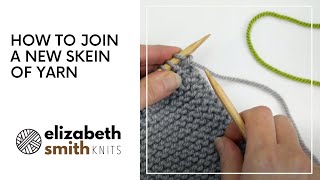 How to join a new skein of yarn for beginners [upl. by Joon]