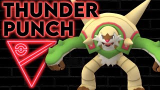 Chesnaught FINALLY got coverage for flying types Thunder Punch  Pokémon GO Battle League [upl. by Cudlip14]