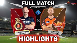 RCB vs SRH 36TH MATCH HIGHLIGHTS 2022  IPL 2022 BANGALORE vs HYDERABAD 36TH MATCH HIGHLIGHTS [upl. by Azil798]