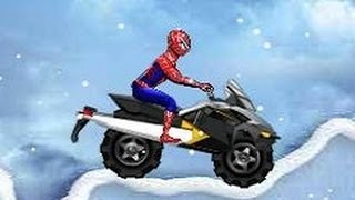 Spiderman Snow Scooter  Mixiplay Gameplay by Magicolo 2012 [upl. by Yager980]