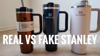 How to spot fake Stanley Tumbler Real vs Dupe Review [upl. by Gati]