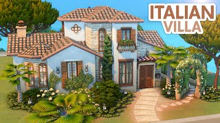 Italian Villa  The Sims 4 Speed Build [upl. by Haras]