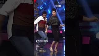 shorts  Sekhar Master amp Sadha dance to all time hit song quotGuvva Gorinkaquot dhee danceshow [upl. by Nniuq256]