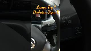 Lampu Fog Daihatsu Sigra R [upl. by Oznola]