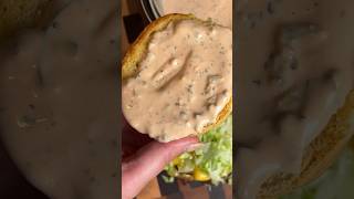 The BEST Burger Sauce 🍔 SO GOOD grilling recipe burger [upl. by Gretal911]