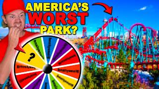 MYSTERY WHEEL Decides Which THEME PARK I Visit  Episode 2 [upl. by Maril]