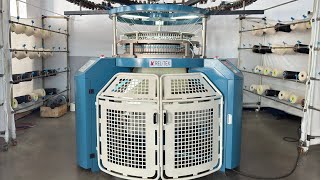 RELTEX Single Jersey 3 Thread Fleece Circular Knitting Machine [upl. by Velda]