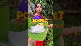 Mouthwatering Pomfret Fry pomfretfryrecipe fish fishfry recipe tasty trending mangalore food [upl. by Hershell]