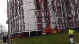 Incendie du 16 février 2014 au quartier Pépinière st julien 3 [upl. by Kingston]