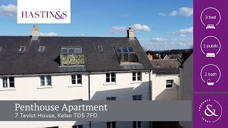 Penthouse Apartment 7 Teviot House Kelso TD5 7FD  Video Tour [upl. by Buckley]