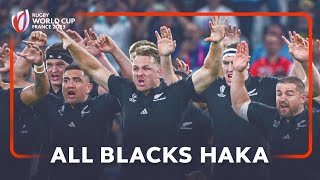 Powerful New Zealand haka as they look to secure knockout spot  Rugby World Cup 2023 [upl. by Donnell]