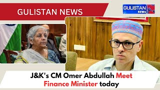 Omer Abdullah Mission JK in Delhi Meeting with Finance Minister Today [upl. by Romilly]