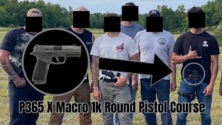 P365 X Macro 1k Round Review  CCW Class [upl. by Ahseer503]