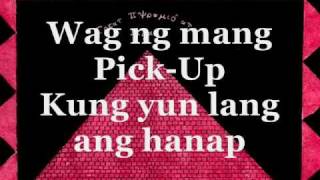 Tiramid LYRICS Pyramid Tagalog Version with Lyrics on Screen [upl. by Ellesig805]