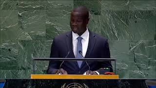 Hon Bakary Y Badjie speaking at the UN summit 2024 [upl. by Mackie]