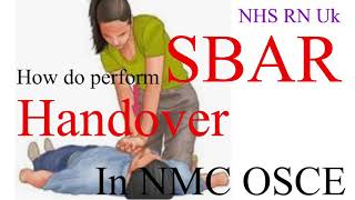 SBAR  handover in osce [upl. by Ailemrac]