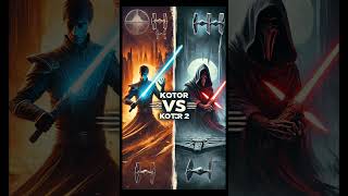 KOTOR vs KOTOR 2 A Tale of Heroism and Moral Ambiguity starwars [upl. by Fletch694]