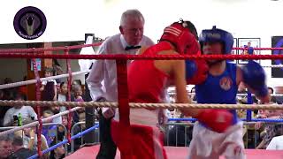 William Heaven Caerau Dragons ABC vs Riley Sedgwick Draig Goch ABC 43 kg Junior bout 301024 [upl. by O'Driscoll]