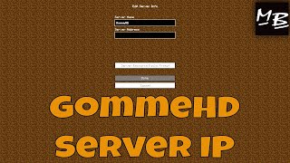 Minecraft GommeHD Server IP Address [upl. by Evol362]