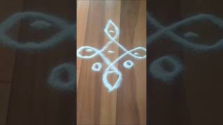 Easy method Rangoli designs rangoli free muggulu small rangoli [upl. by Alfonzo910]