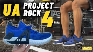 UA Project Rock 4 Review  Best Project Rock Shoe to Date [upl. by Leorsiy858]