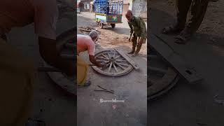 Horse Cart Wheel Creation A Skill Unfolded [upl. by Leaw51]