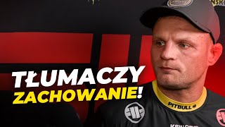 Zgrzyt po walce na KSW Damian Stasiak tłumaczy swoje zachowanie [upl. by Ireland575]