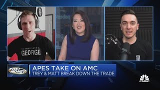 Apes take on AMC — Inside the trade with Trey and Matt [upl. by Trab]