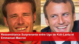 Ressemblance Surprenante entre Ugo de KohLanta et Emmanuel Macron [upl. by Haidadej997]