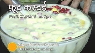 Fruit Custard recipe  Fruit Salad with Custard [upl. by Elrem]