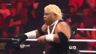 Heath Slater vs Rikishi RAW 2012 [upl. by Ahsinan]