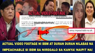 ACTUAL VIDEO CONCERT NI BBM AT DURAN DURAN LUMABAS NA BBM IMPEACHABLE SA NIREGALO SA KANYA [upl. by Nybor]