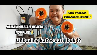 Unboxing kates panenan dari rumah Ibuk ⁉️ [upl. by Armbrecht]