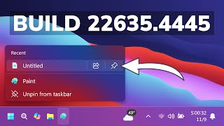 New Windows 11 Build 226354445  New Taskbar Start Menu File Explorer Changes and Fixes Beta [upl. by Attehcram]