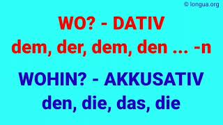 präposition deutschlernen wo im am zum zur aus dem vom über der die an den die um den hinte [upl. by Natica]