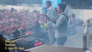 Maldita traga  Yeison Jiménez en Vivo  Bogotá  12 de agosto del 2018 [upl. by Lyrret]